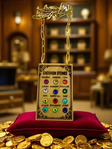 Collana choshen hoshen efod - collana, 12