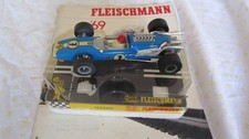 FLEISCHMANN FERRARI F1 3201 + original Box slot car + catalogue 1969 Never used