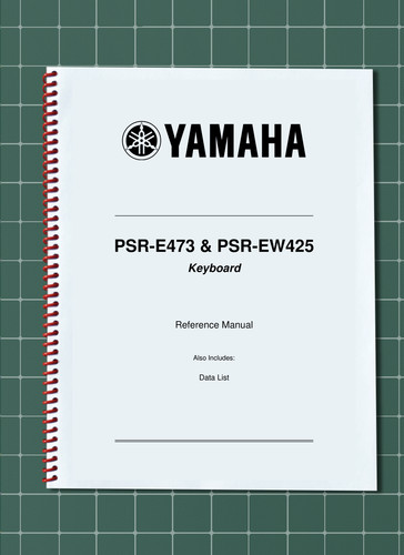 Yamaha psr e473 - psr-ew425,