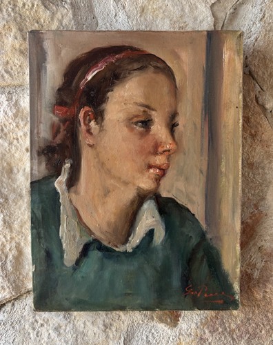 Quadro viso giovinetta - quadro, -viso