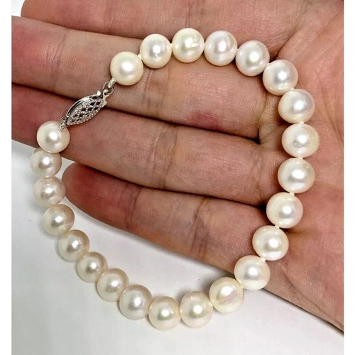 Bracciale aaa 8mm perle - bracciale,