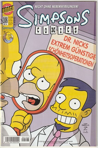 Simpsons comics 108 - comics, #108