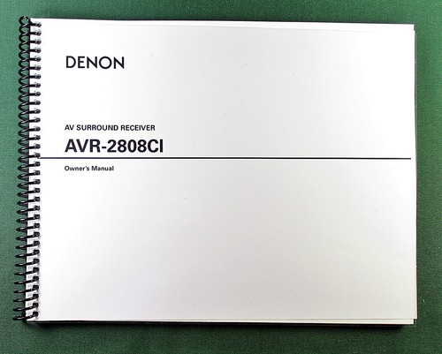 Denon avr 2808ci instruction - denon,