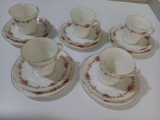 ANTICO SERVIZIO DA TÈ PORCELLANA INGLESE EPOCA VITTORIANA 