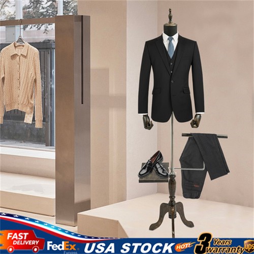 Manichino uomo nero vestito