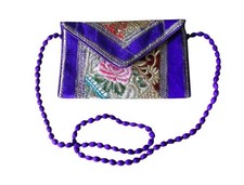Borsetta donna indiana fatta a mano tradizionale borsetta pochette...