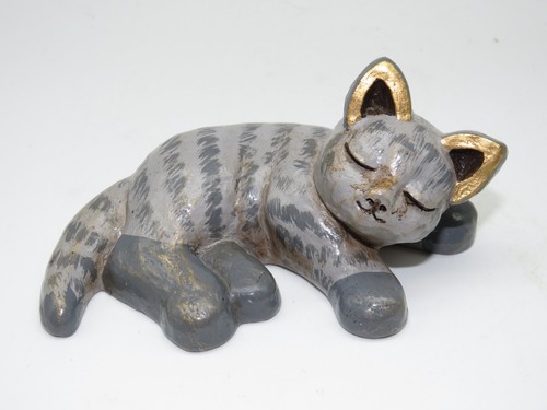 Thun vintage gatto grigio - thun,