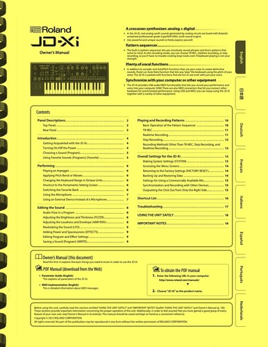 Roland sintetizzatore - jd-xi,