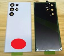 SAMSUNG GALAXY S22 ULTRA S908 SCOCCA POSTERIORE VETRO BIANCO BACK COVER 