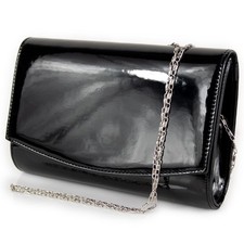 Pochette nera lucida vernice