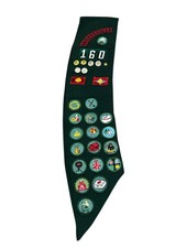 Fascia verde vintage ragazza