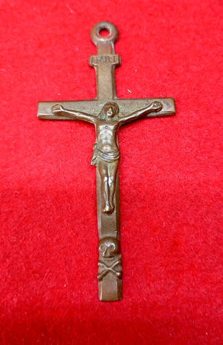 Crocifisso antico votivo - crocifisso,