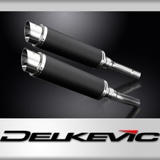 KIT SCARICO SILENZIATORE DUCATI MONSTER 620-695-800 02-08 350mm CARBONIO TONDO BSAU 