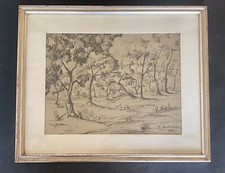 Graziano Cadalanu Quadro dipinto Arte Sarda 1956 47x38 Sardegna Nuoro 900