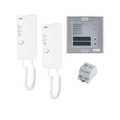 Kit citofonico bifamiliare con - kit,