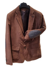 ZARA MAN Giacca Ragazzo/Uomo in Alcantara Effetto Scamosciato Misura M - 48