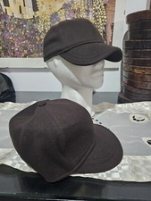 Berretto BASEBALLE UOMO CASHMERE + LANA con visiera in  ditta VERBANO SCONTO 40%
