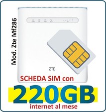 Modem 4G e 220GB al mese Wifi
