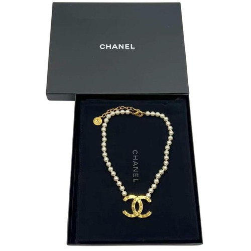 Collana chanel perle bianche - chanel,