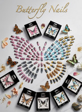 Unghie Tips Finte Decorate
