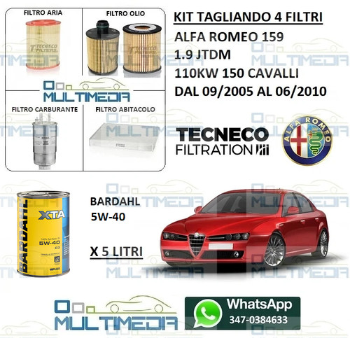 Tagliando filtri 5lt olio - filtri, +