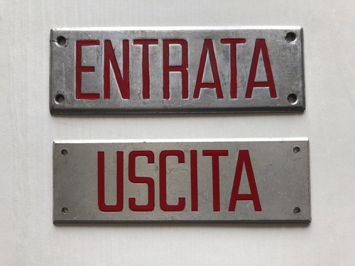 Cartelli targhe vintage - ,