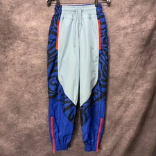 Pantaloni da jogging Adidas Stella McCartney stampa zebrata taglia XS blu colorblock