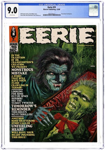 Eerie cgc 0 1968 - cgc,