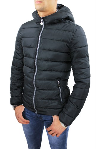 Giubbotto piumino uomo nero - giubbotto,
