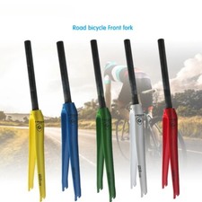 Forcella rigida completa in fibra di carbonio bici da strada ultra leggera resistente comoda 