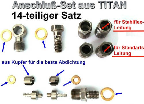 Hope titan kit connettore - kit, tubi