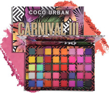 40 Color Professional Eyeshadow Palette, Palette Ombretti Glitter Opaco, a Lunga