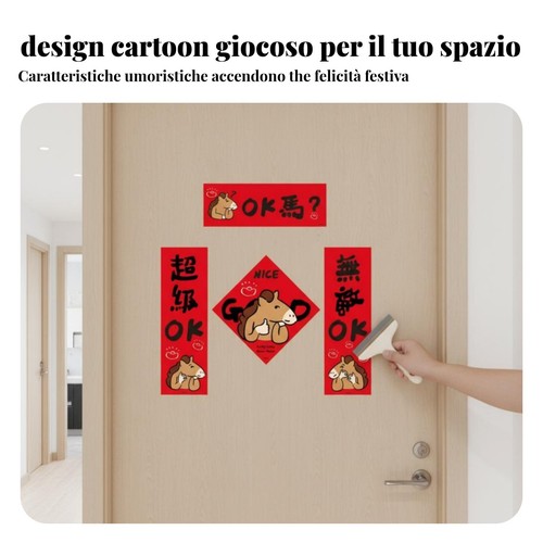 Adesivo porta anno - anno, del