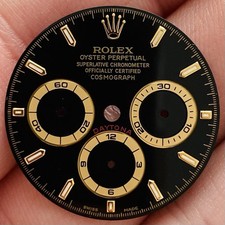 Rolex Black Dial Luminova For