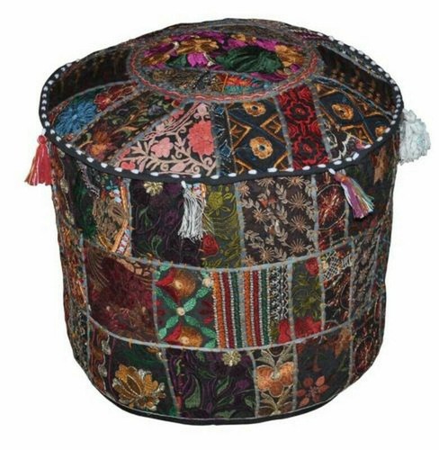 Pouf indiano patchwork