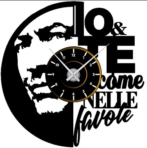 Orologio vinile parete - vinile, da