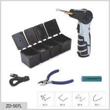 KIT ATTREZZO SALDATRICE PISTOLA SALDANTE RIPARAZIONE PLASTICA PARAURTI AUTO 40W