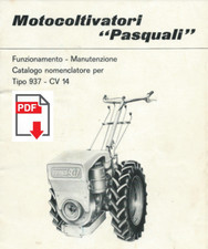 PASQUALI 937 cv 14 Manuale Uso