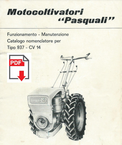 Pasquali 937 manuale uso - 937,