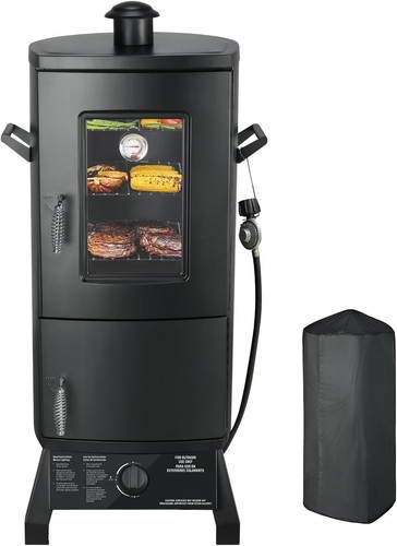 Vertical propane smoker - vertical,