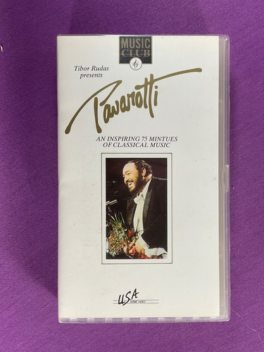 Pavarotti vhs video - pavarotti,