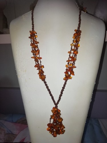 Lunga collana multifilo - collana,