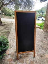 Cavalletto lavagna in legno WOOD-STOP Lite XL, lavagna di 60 x 150