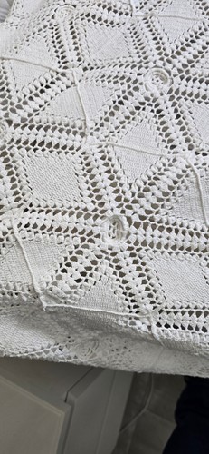 Copriletto coperta uncinetto - copriletto,