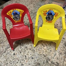 SEDIE BAMBINO CUCCIOLI CERCA AMICI IN PLASTICA IMPILABILE INTERNO ESTERNO