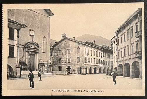 Cartolina epoca tolmezzo - cartolina, d'