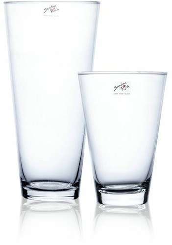 Vaso vetro coni - coni,,