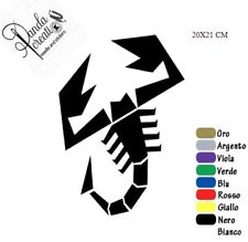 Adesivi Sticker Auto Moto logo ABARTH SCORPIONE fiat grande punto 500 gara