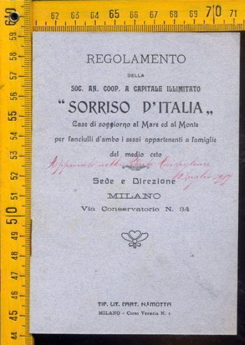 Statuto primi 900 società - primi,