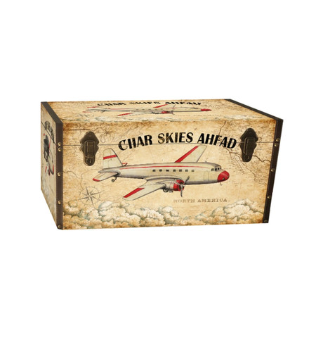 Baule legno vintage - in,